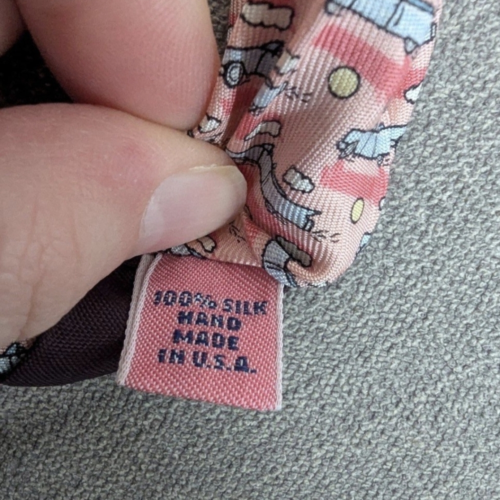 Vineyard Vines Pink Car Convertible Tie - Picture 3 of 3